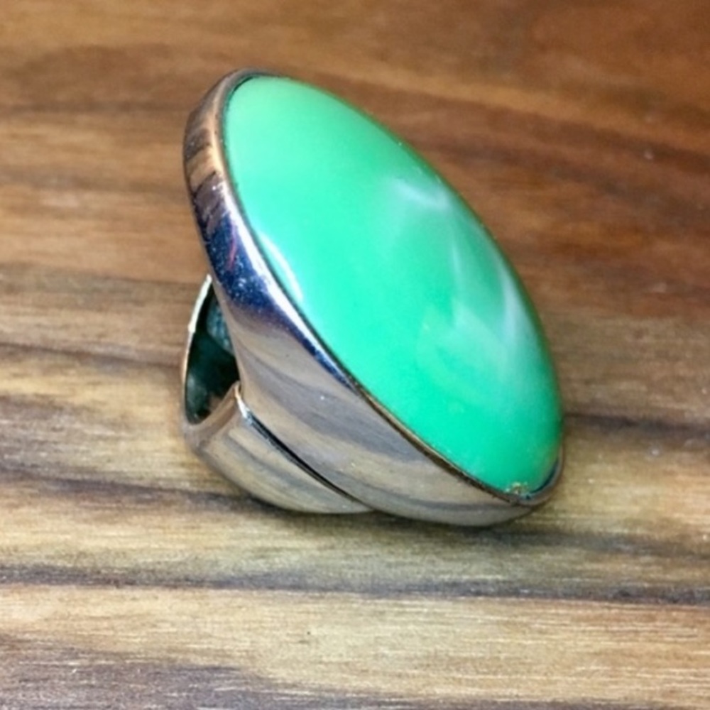 FREE W/ Purchase: Adjustable Green Cocktail Ring